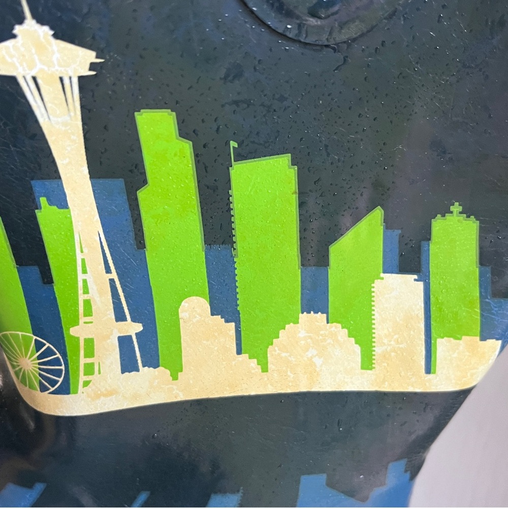 Rain Boots with Seattle Cityscape - Picture 3 of 5